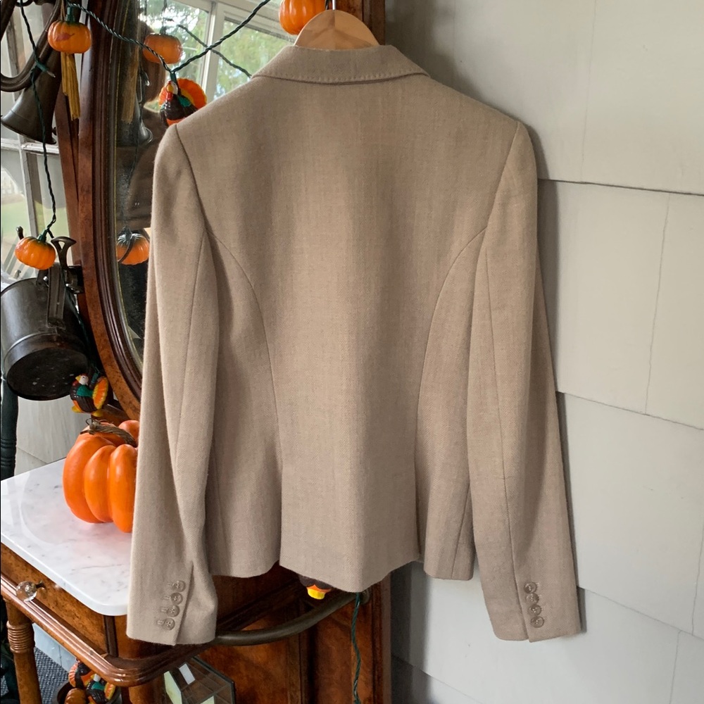 Juicy Couture Wool Women's Light Tan Blazer - Picture 6 of 6